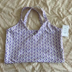 Cotton On Women Curve Plus Size Active Summer Tank Lavender Diamond NWT Sz 18